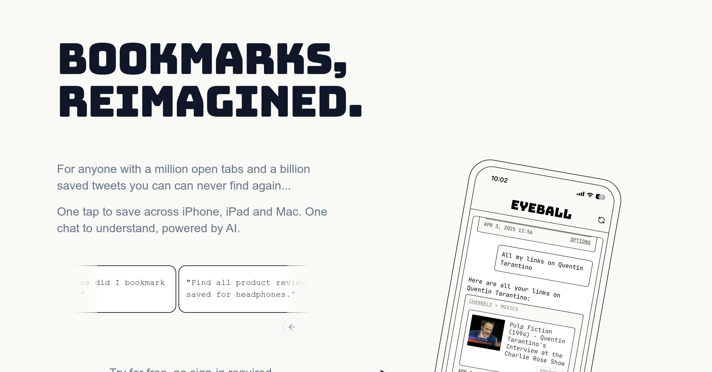 Eyeball - AI Bookmarking image number 01