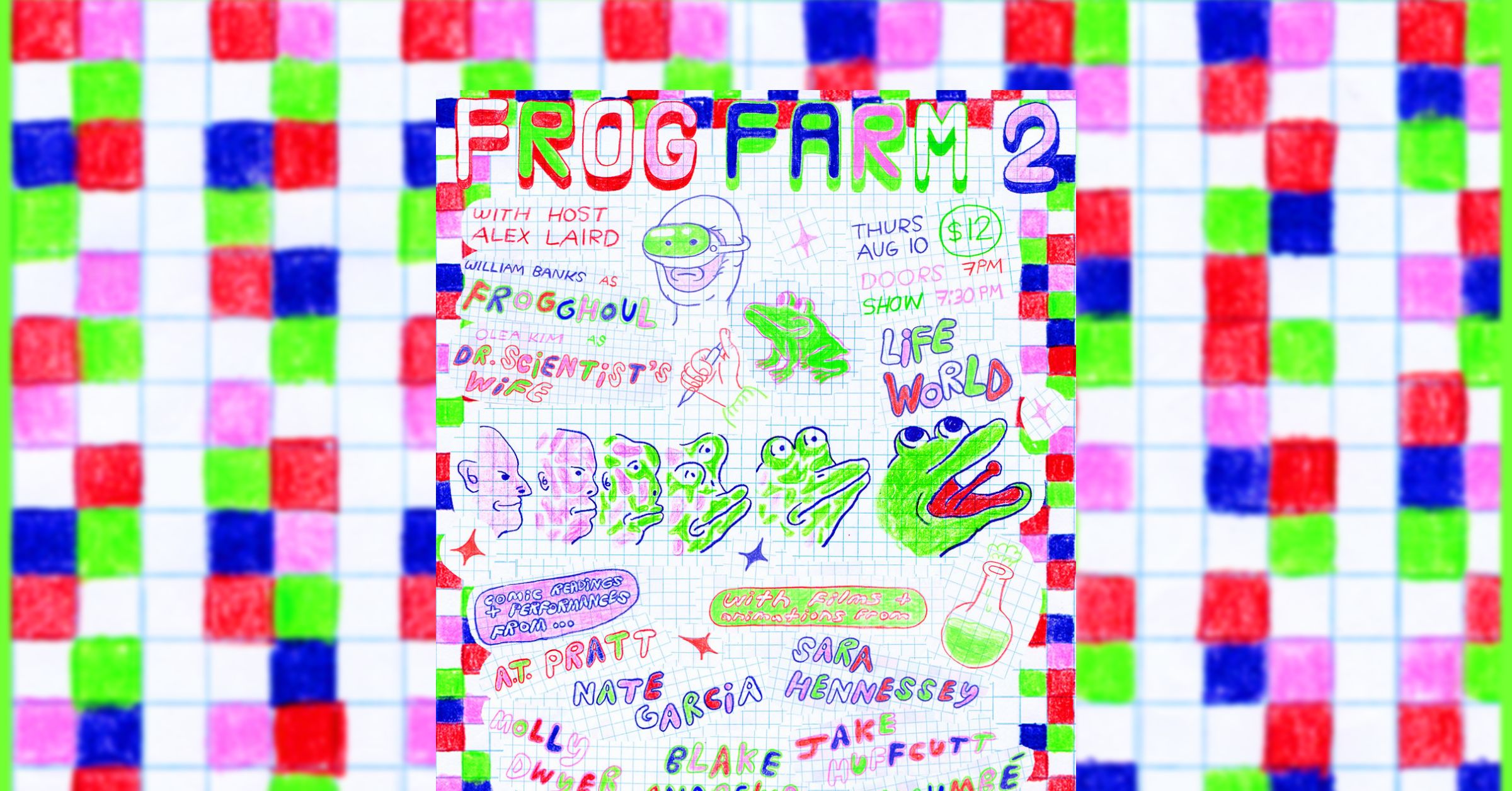 Frog Farm 2 info/tix + interview with A.T. Pratt