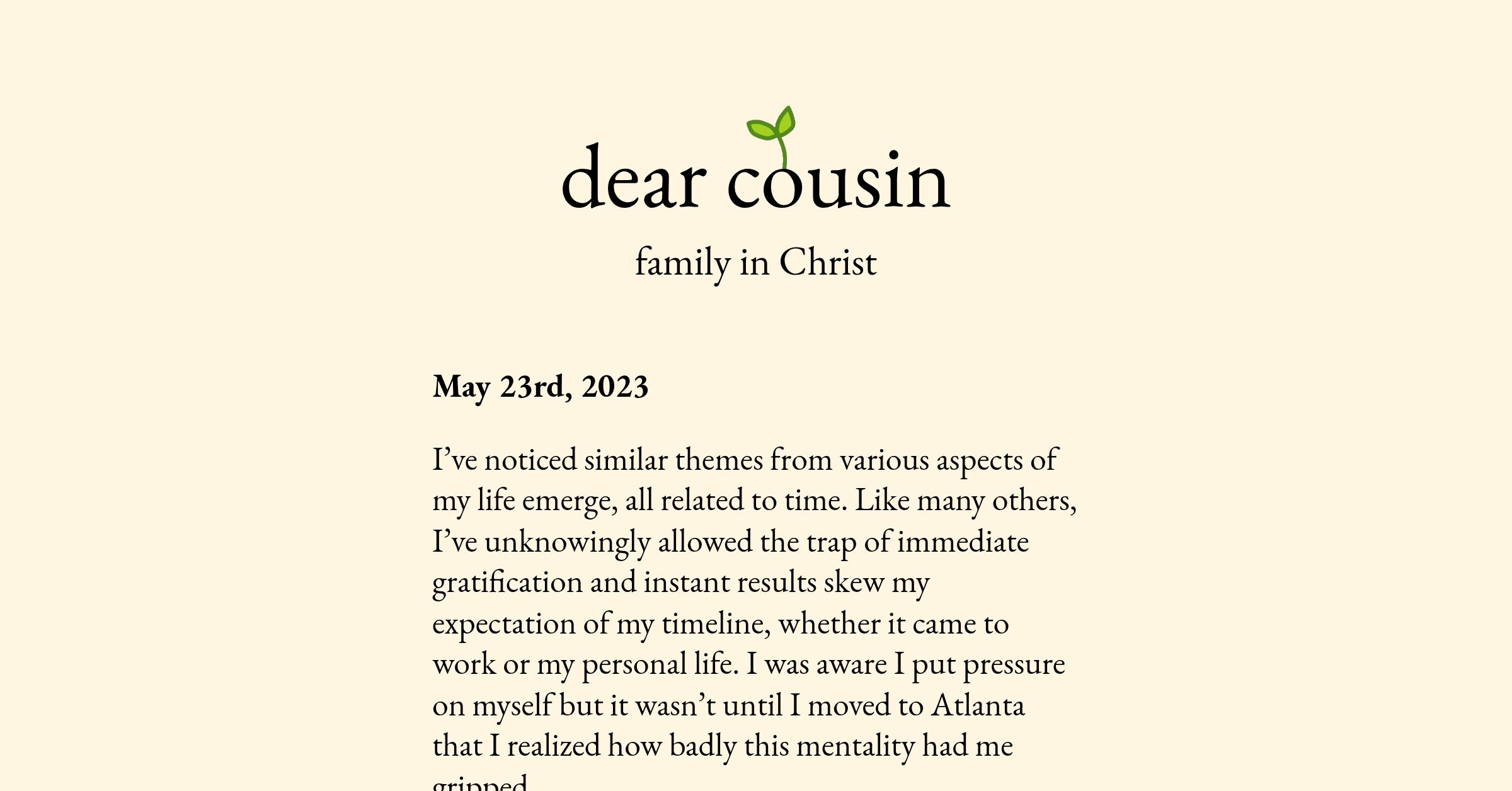 holycousin