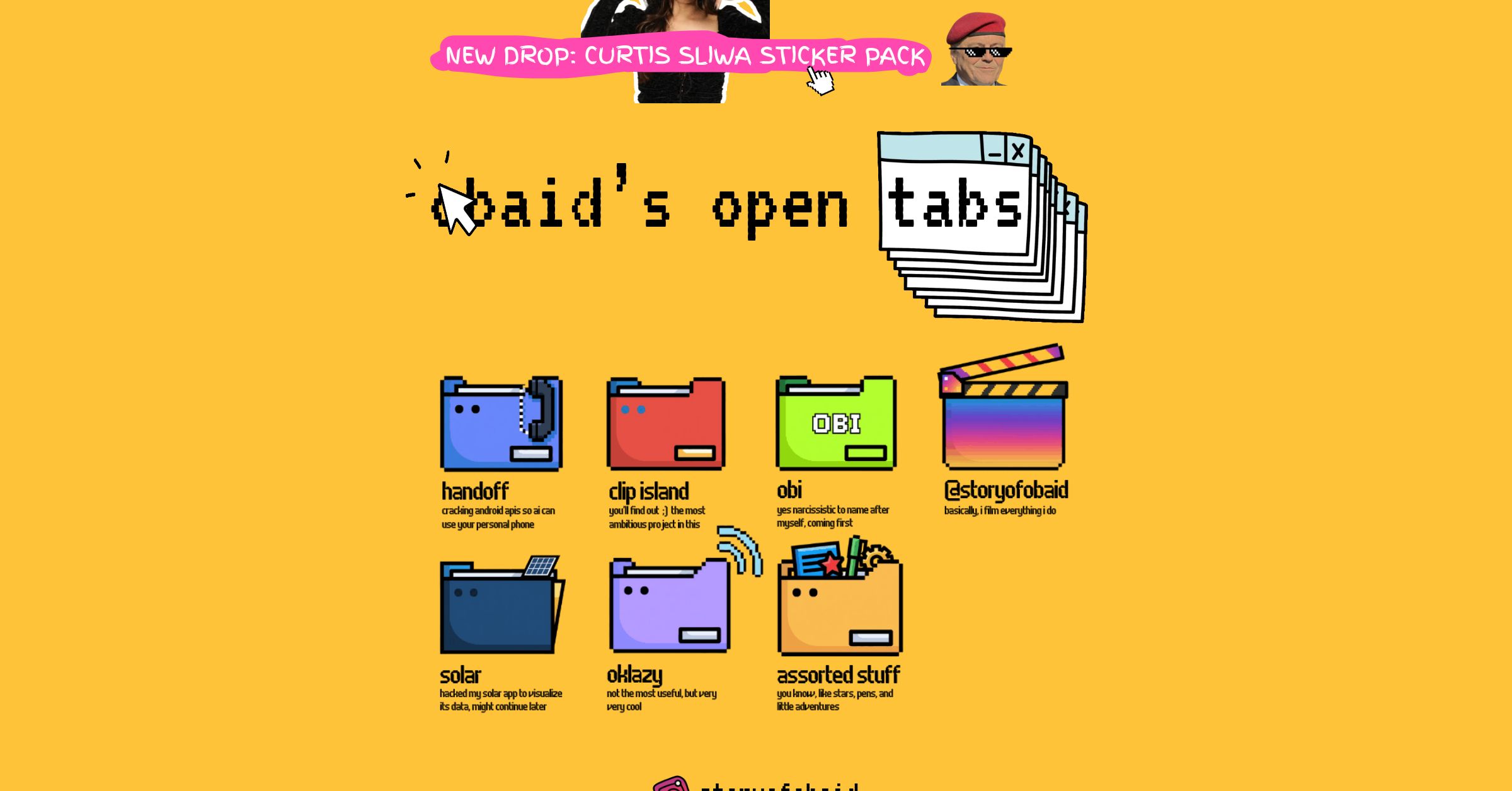 obaid's open tabs